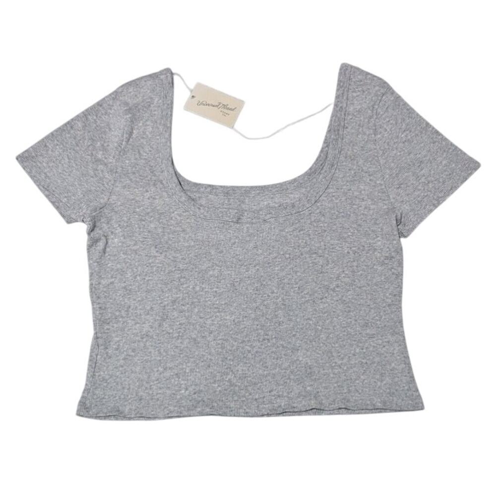 Grey Plus Crop Top Size XL